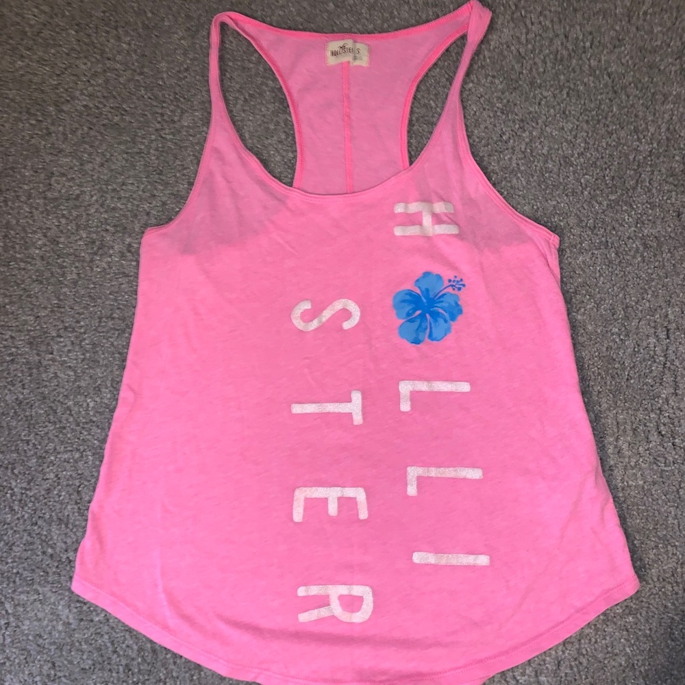 Pink Hollister Tank
